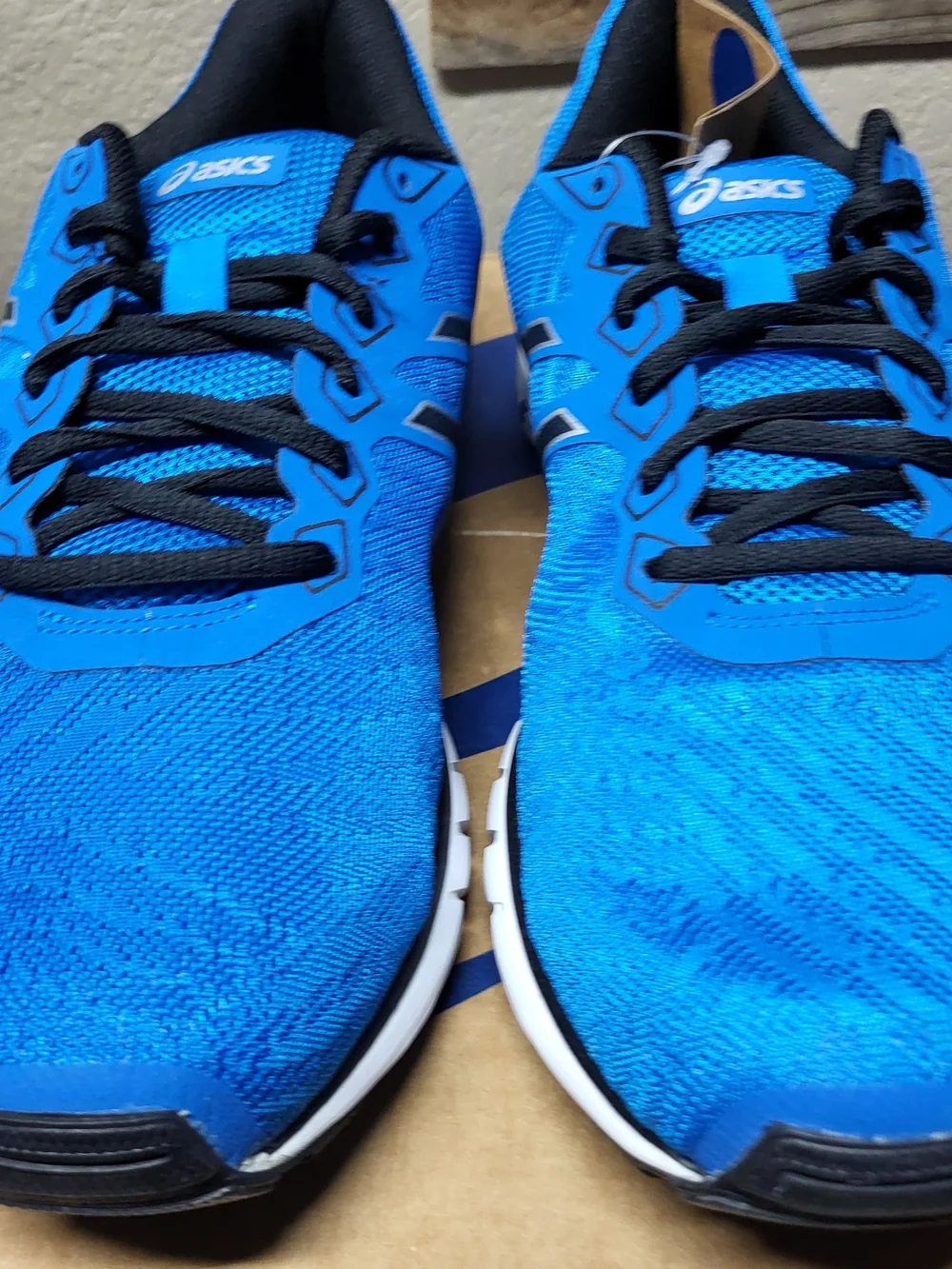*NEW* ASICS Gel-Zaraca 5 B Running Shoes Directoire Blue/Black Size Men’s 10
